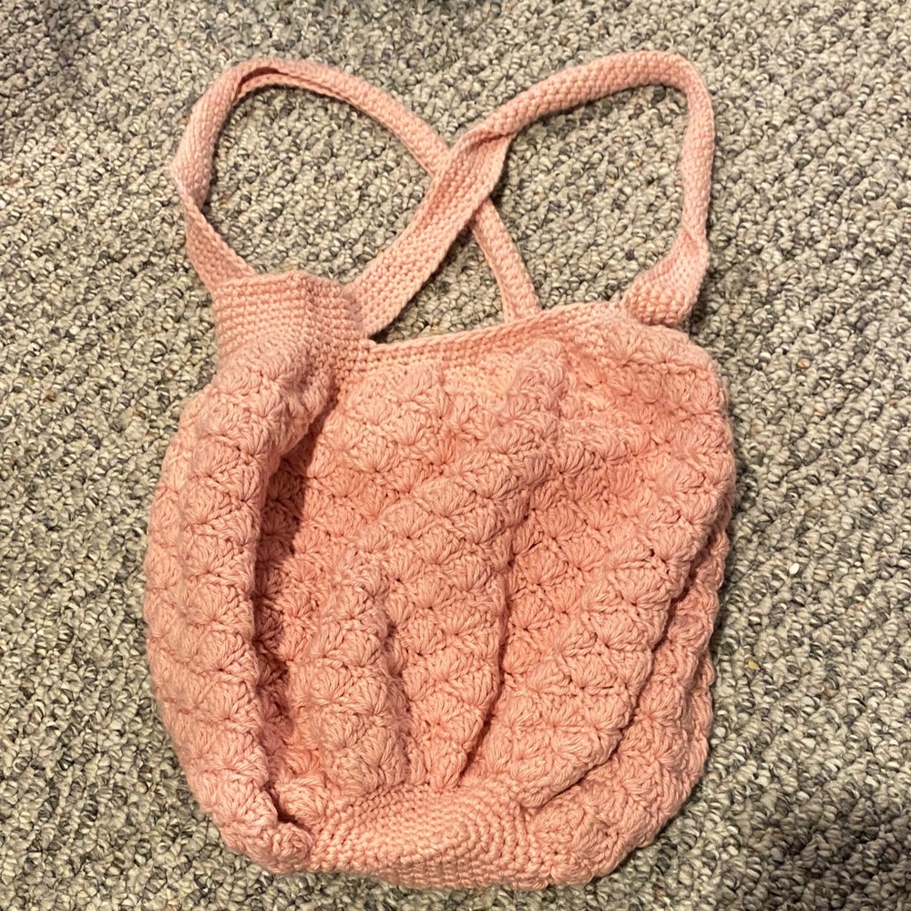 SPink Knit Women's Bag